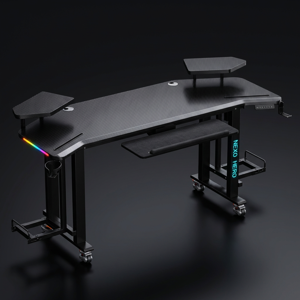 NEXOHERO Desk Pro electric standing desk full setup showcase